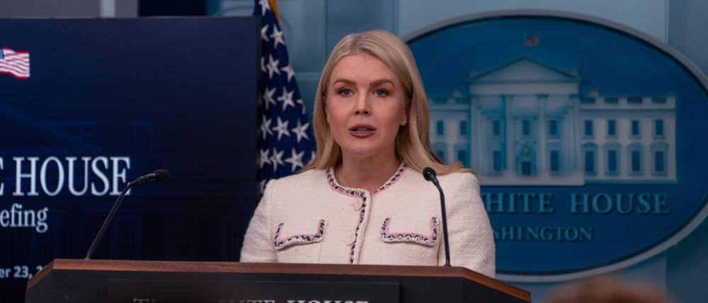 US-Regierungssprecherin Karoline Leavitt.
