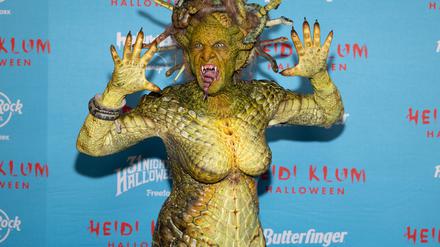 Heidi Klum hat sich in diesem Jahr als Medusa verkleidet.