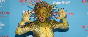 Heidi Klum hat sich in diesem Jahr als Medusa verkleidet.
