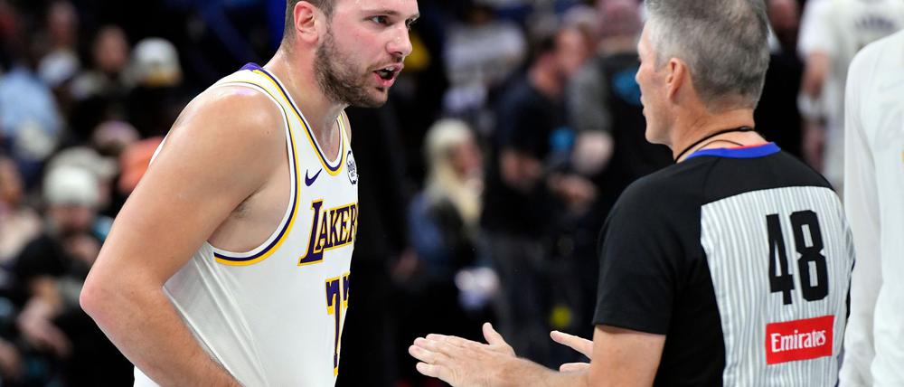 Erfolgreiches Comeback nach kurzer Verletzungspause: Luka Doncic trug für die Los Angeles Lakers gegen die Memphis Grizzlies starke 44 Punkte bei.