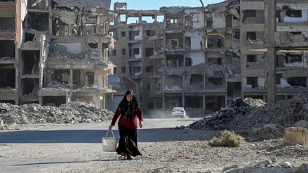 Totale Zerstörung: Hier eine Aufnahme von Daraya, einem Vorort von Damaskus.