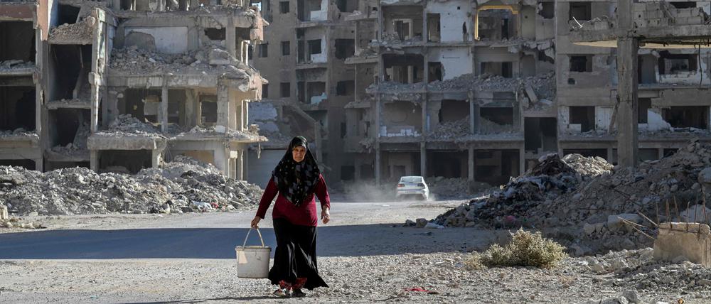 Totale Zerstörung: Hier eine Aufnahme von Daraya, einem Vorort von Damaskus.