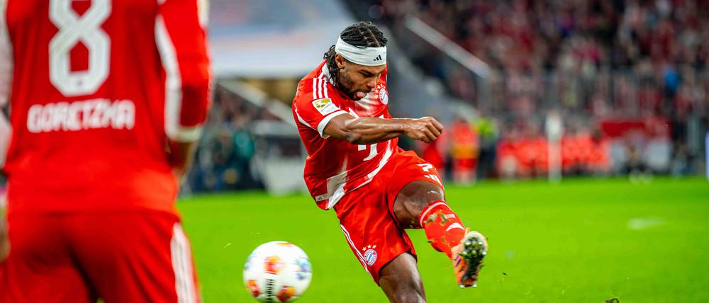 Das erste Tor für den FC Bayern schoss Serge Gnabry in seinem 250. Bundesliga-Spiel.