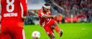 Das erste Tor für den FC Bayern schoss Serge Gnabry in seinem 250. Bundesliga-Spiel.