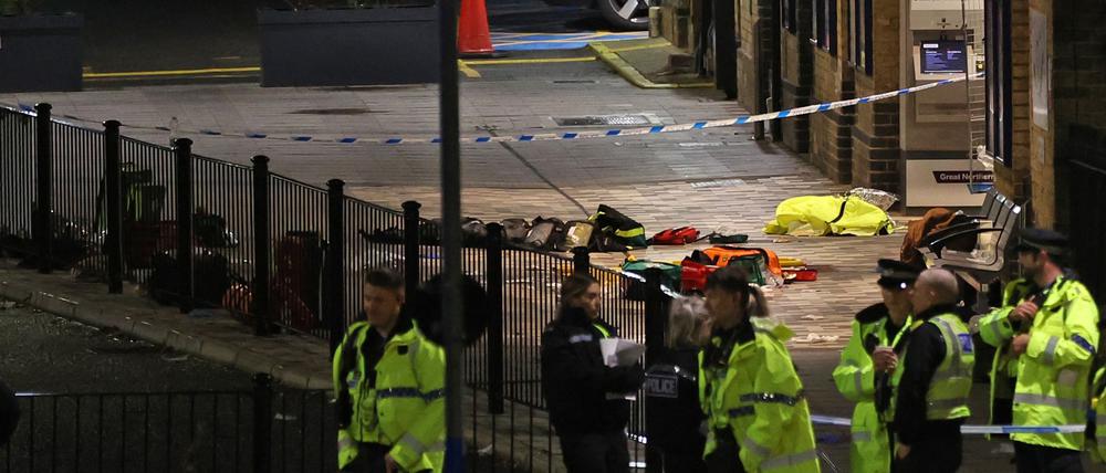 Die Attacke ereignete sich in einem Zug nahe der Stadt Huntingdon.