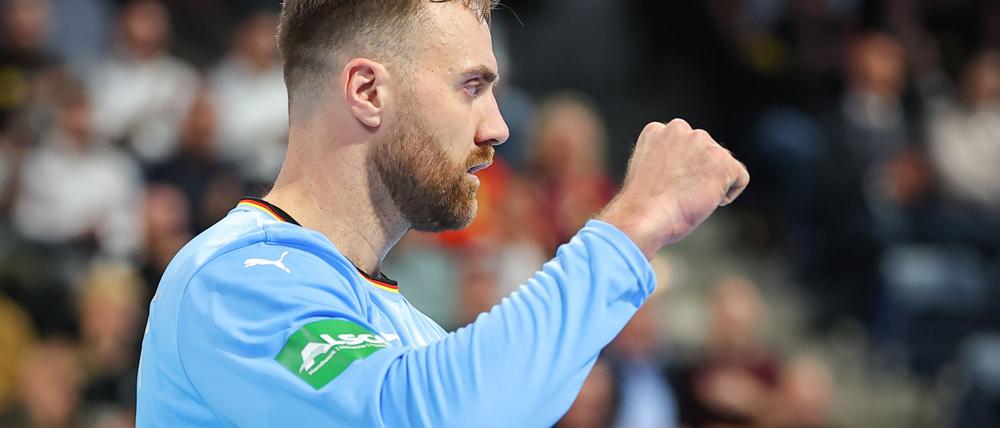 Handball-Keeper Andreas Wolff traut dem DHB.Team bei der EM im Januar eine Medaille zu.