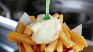 Mayonaise ist die beliebteste Sauce zu Pommes bei Wallonen und Flamen in Belgien.
