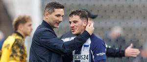 Endlich wichtig. Trainer Stefan Leitl musste lange auf Diego Demme verzichten.