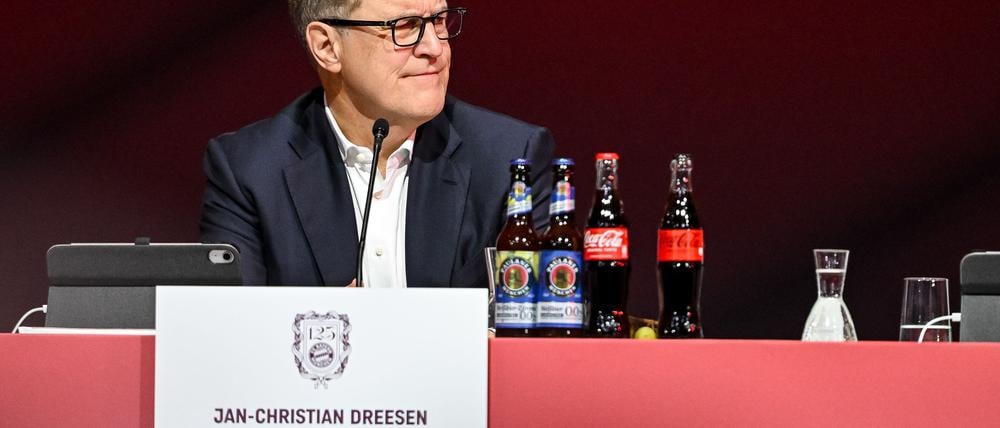 Äußert sich nach Kritik am Sponsor: Vorstandschef Jan-Christian Dreesen.