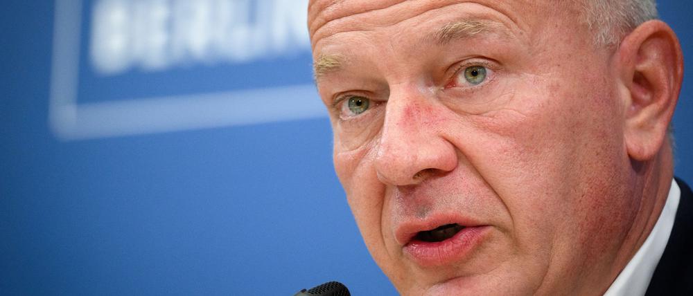 Berlins Regierender Bürgermeister Kai Wegner (CDU) lobte die länderübergreifende Zusammenarbeit. (Archivbild)