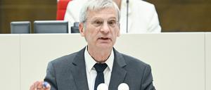 Der AfD-Politiker Hans-Christoph Berndt hatte für ein Stadtfest in seiner Heimat gespendet. (Archivbild)