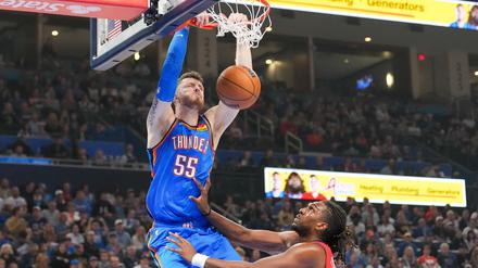 Hartenstein ist auch nach sieben Spielen noch ungeschlagen mit OKC.