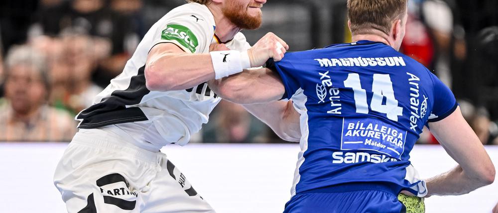 DHB-Neuling Tom Kiesler scheut keinen Zweikampf.