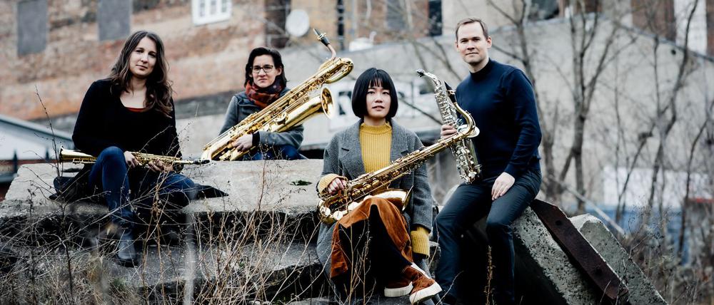 Das Quartett „Adumá“ ist im Potsdamer Landtag zu erleben.