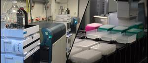 Ein Massenspektrometer.