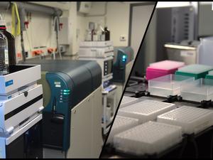 Ein Massenspektrometer.