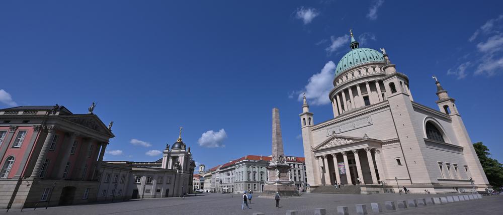 Zwischen Landtag und Nikolaikirche soll bald Schokolade angeboten werden.