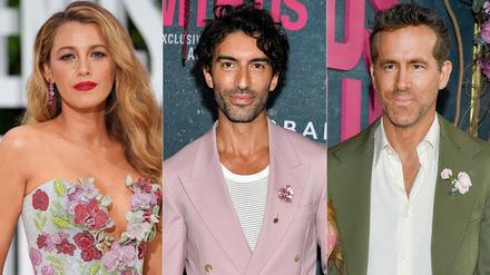 Die Verleumdungsklage von Justin Baldoni (Mitte) gegen Blake Lively (links) und Ryan Reynolds (rechts) wurde abgewiesen. (Archivbilder)
