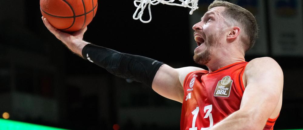 Andreas Obst war nach Spencer Dinwiddie zweitbester Münchener Werfer gegen Heidelberg. (Archivbild)