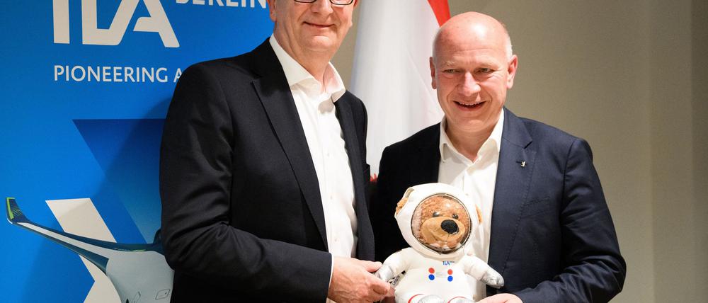 Die Landesregierungen von Berlin und Brandenburg treffen sich zu einer gemeinsamen Kabinettssitzung unter Leitung des Regierenden Bürgermeisters Kai Wegner (CDU) und von Ministerpräsident Dietmar Woidke (SPD) (Archivbild).