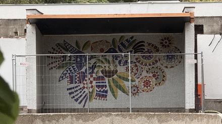 Umbau am Biergarten James June in Friedrichshain.