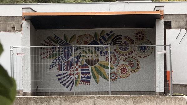 Umbau am Biergarten James June in Friedrichshain.