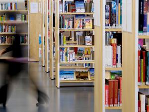 Bücherregal, Symboldbild.