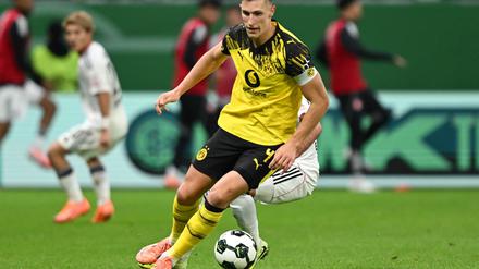 Nico Schlotterbeck war beim Abschlusstraining von Borussia Dortmund dabei.