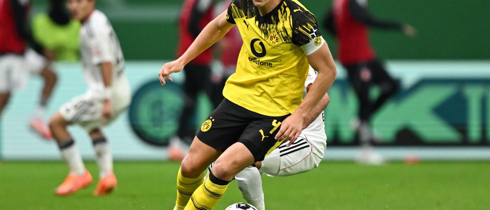 Nico Schlotterbeck war beim Abschlusstraining von Borussia Dortmund dabei.