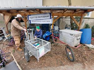 Der Lastenfahrradverleih „Flotte Potsdam“ wurde durch die Stadt gefördert.