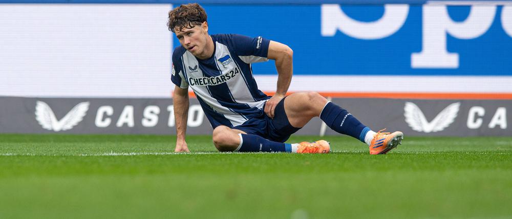 Linus Gechter musste am Wochenende gegen Dresden schon in der ersten Hälfte ausgewechselt werden. 