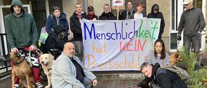 Die Bewohner*innen der Saalestraße fürchten um ihre Zukunft.