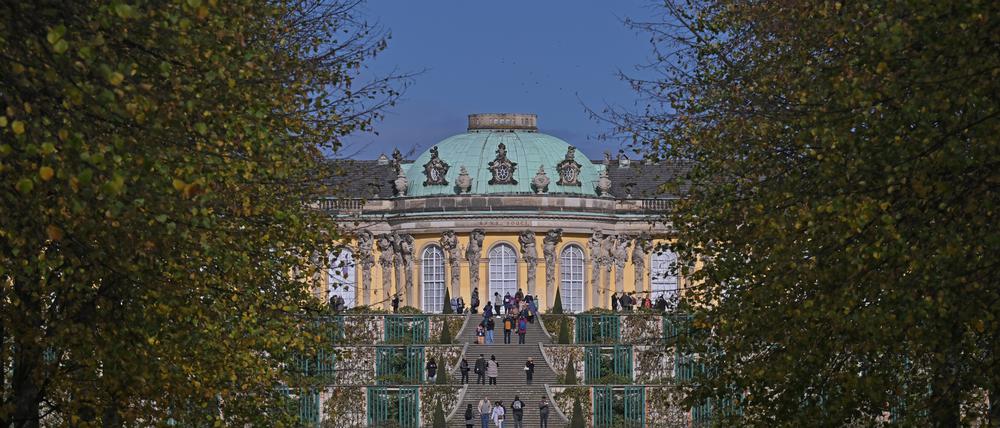 Park Sanssouci im Herbst.