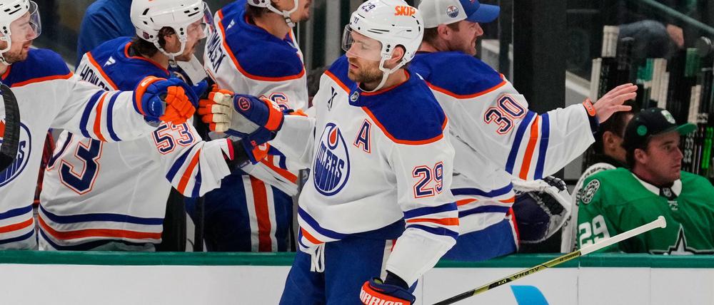 Leon Draisaitl (29) erzielte seinen bereits zehnten Saisontreffer.