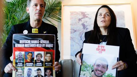 Itay Chens Eltern trafen Ende September Bundeskanzler Friedrich Merz. (Archivbild)