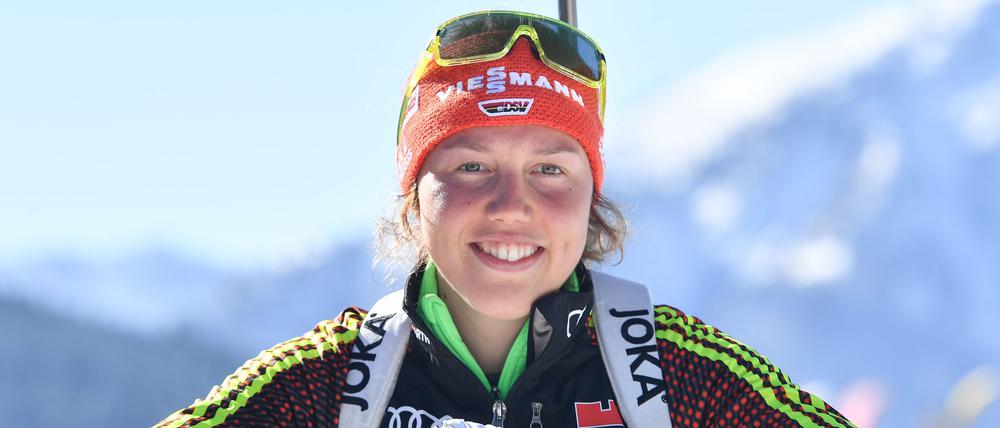 Biathletin Laura Dahlmeier schaffte bei der WM 2017 Historisches.
