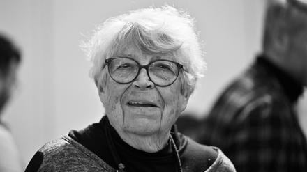 Jutta Lademann im Oktober 2024 im Potsdam Museum.