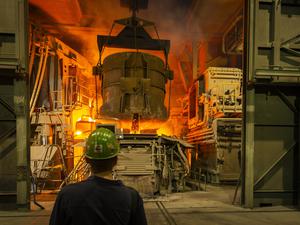 Vierter Sächsischer Stahlgipfel im Stahlwerk Freital