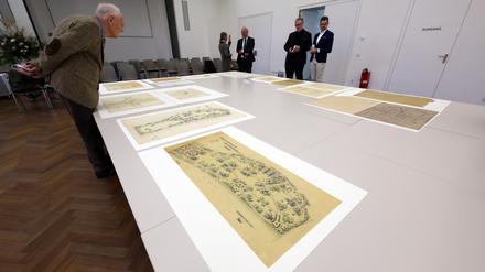 Die Plansammlung Potsdam umfasst rund 30.000 historische Planzeichnungen.
