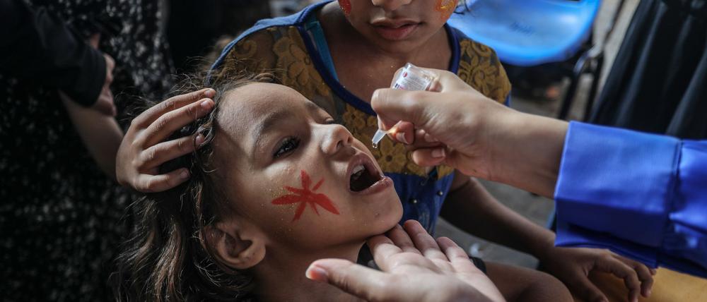 Die Impfrate ist durch den Konflikt drastisch gesunken (Archivbild)