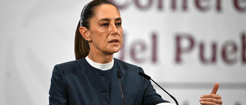 Mexikos Präsidentin Claudia Sheinbaum.