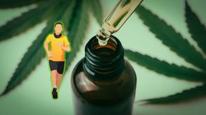 CBD-Öl wird mit einer Pipette aus einer Flasche entnommen (Symbolbild).