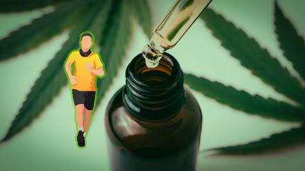 CBD-Öl wird mit einer Pipette aus einer Flasche entnommen (Symbolbild)