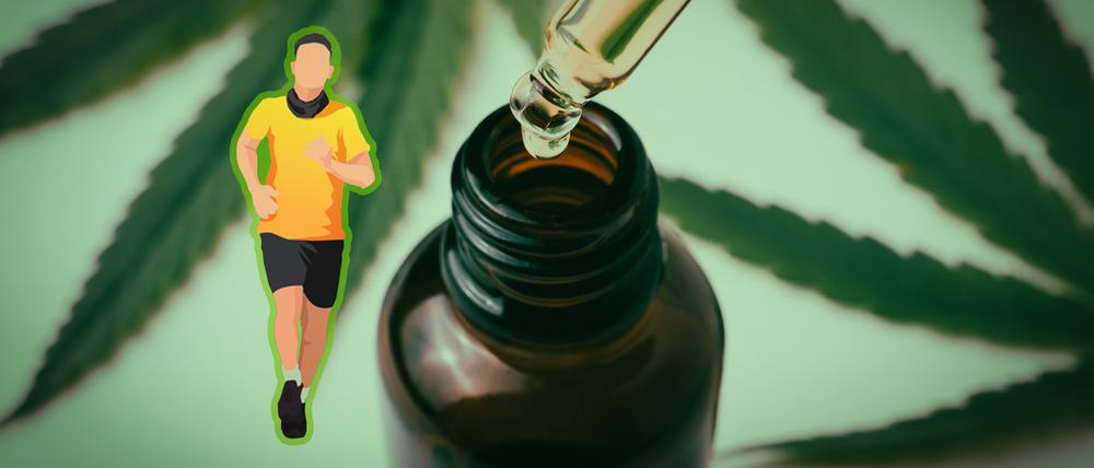 CBD-Öl wird mit einer Pipette aus einer Flasche entnommen (Symbolbild)