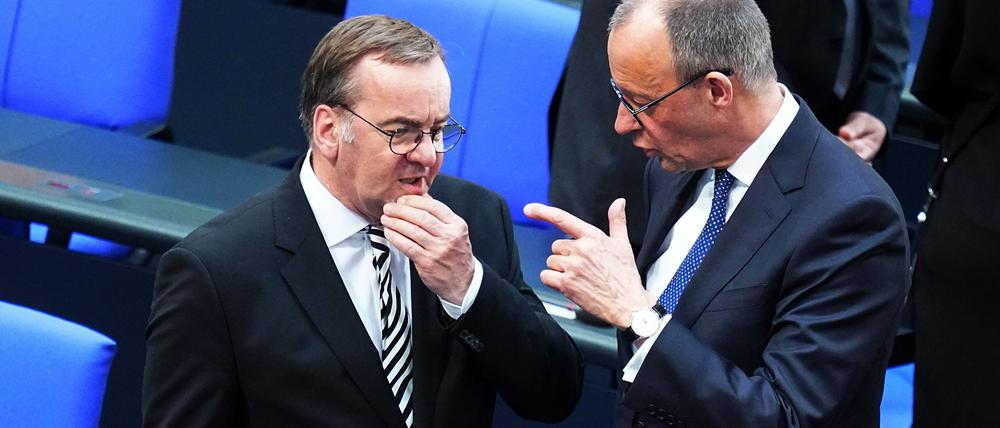 Merz und Pistorius: Zwei der wichtigsten Mitglieder des neuen Gremiums. (Archivbild)