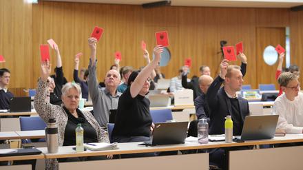 Die Potsdamer Stadtverordneten tagten. 