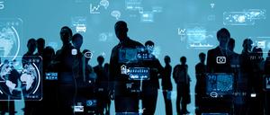 Menschen oder Roboter? Technologien wie KI verändern die Arbeitswelt.