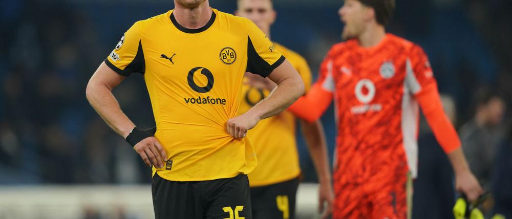 Die Dortmunder Spieler reagierten ernüchtert und enttäuscht.