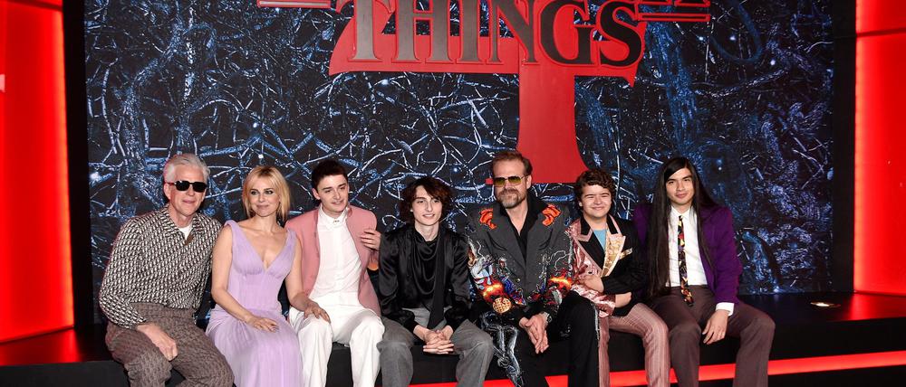 Der „Stranger Things“-Cast kehrt für die fünfte Staffel zurück. (Archivbild)