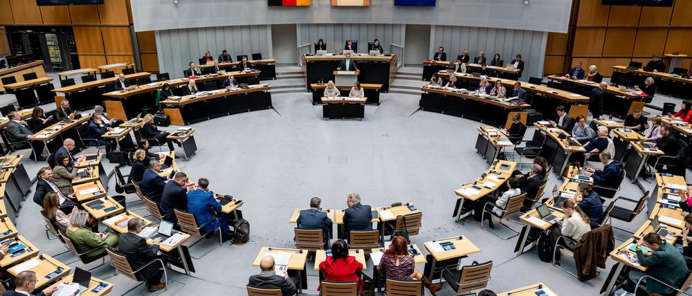 Das Berliner Abgeordnetenhaus beriet über den Gesetzentwurf des Bündnisses „Berlin autofrei“.